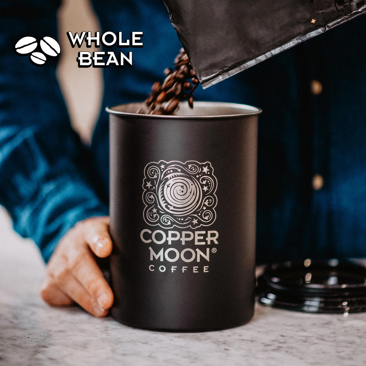 Copper Moon Dark Roast Whole Bean Coffee 1