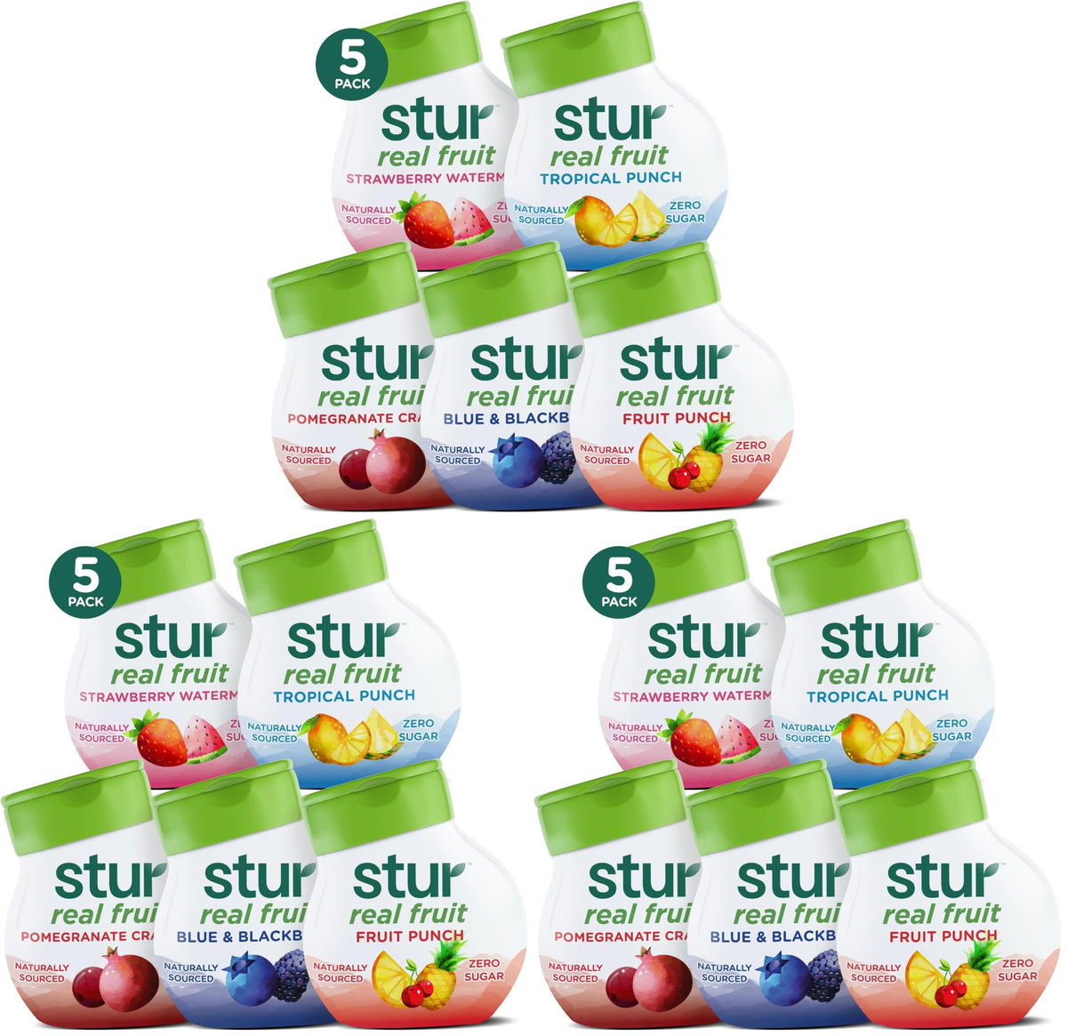 Stur Liquid Water Enhancer Variety Pack with Natural Flavors