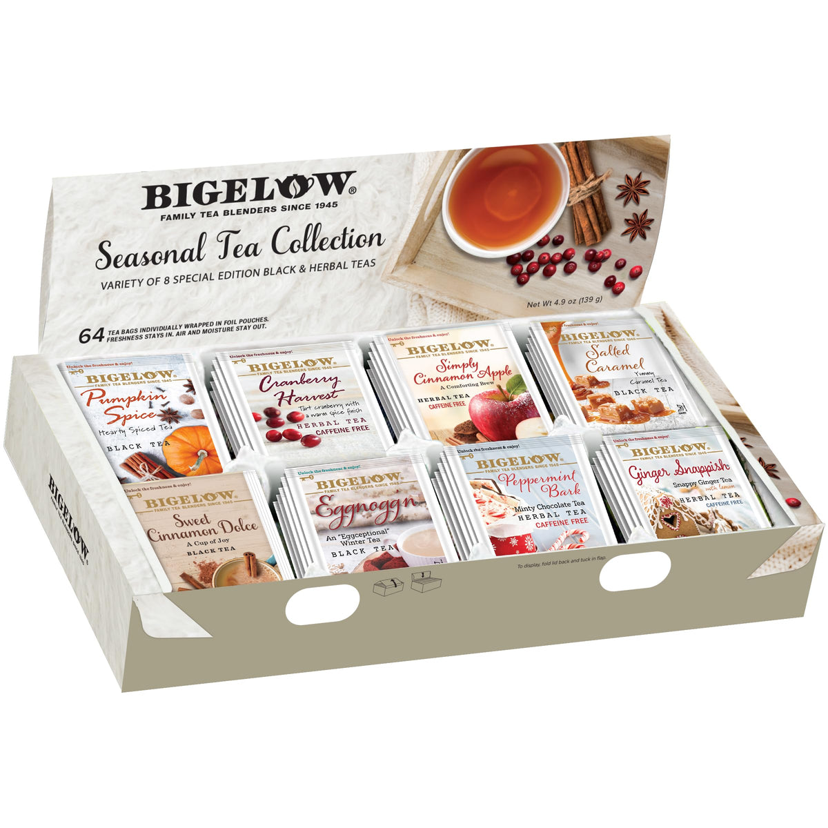 Bigelow Seasonal Tea Assorted Flavor Collection