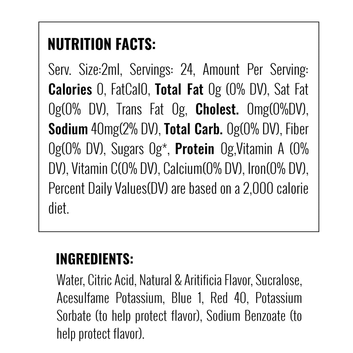 Crush Liquid Water Enhancer with Improved Flavor Formula