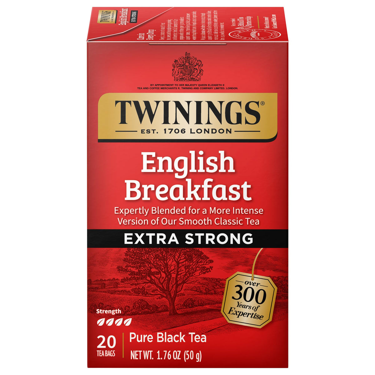 Twinings English Breakfast Black Tea, 20 Tea Bags