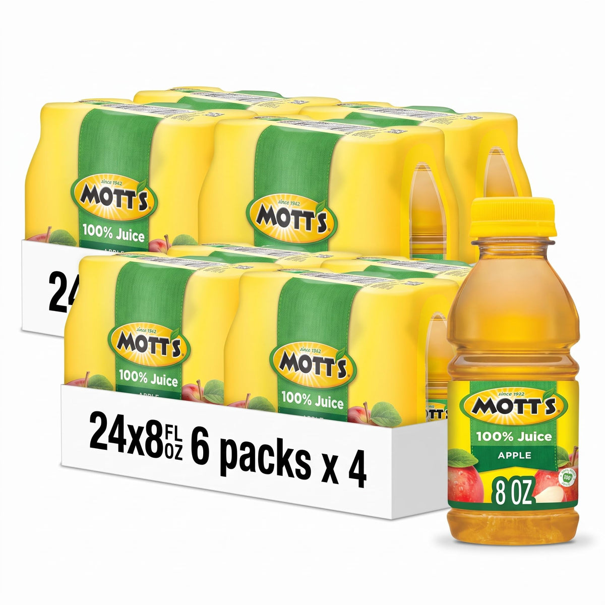 Mott’s Pineapple Passion Fruit 100% Juice Blend, 24 Pack
