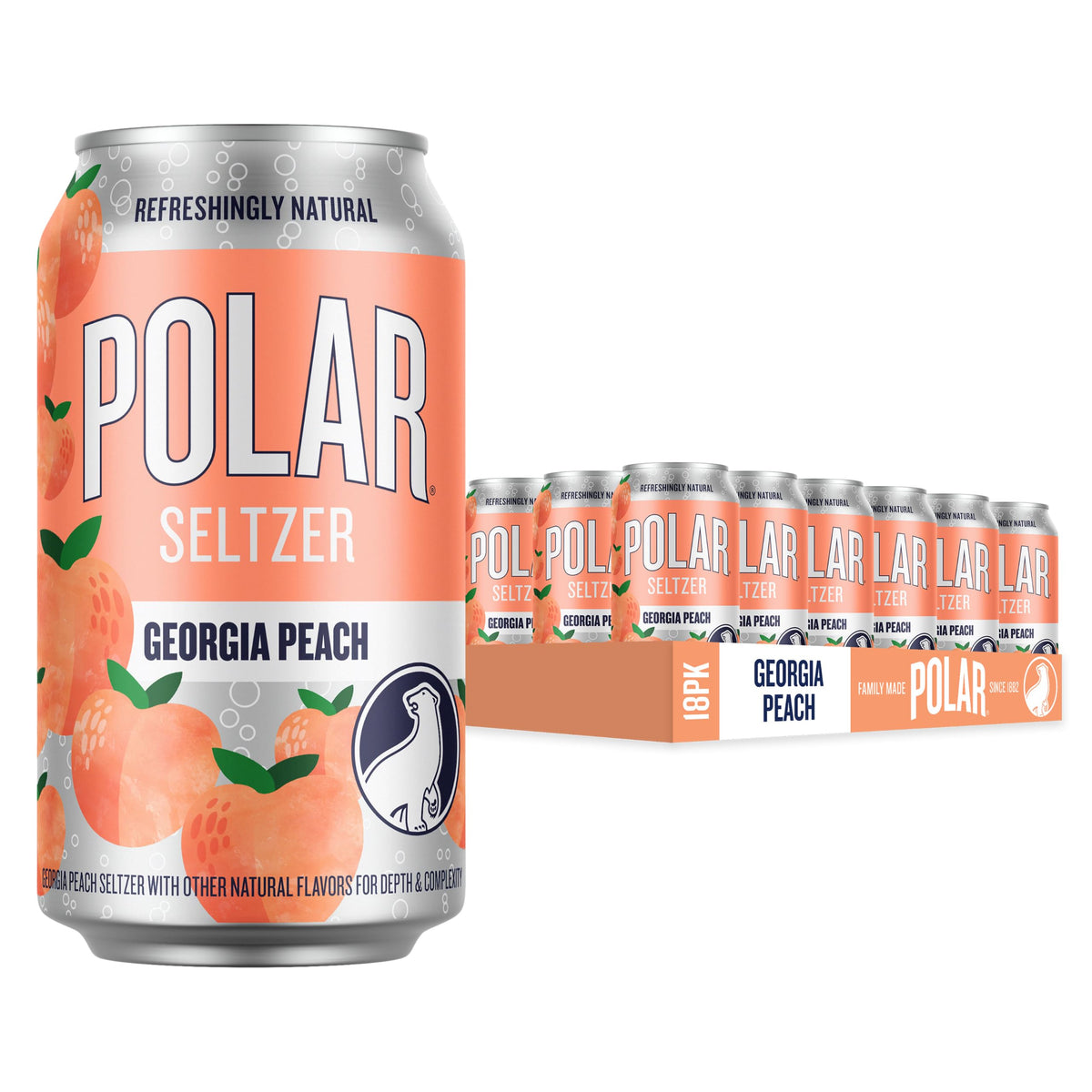 Polar Seltzer Water with Crisp Refreshing Bubbles