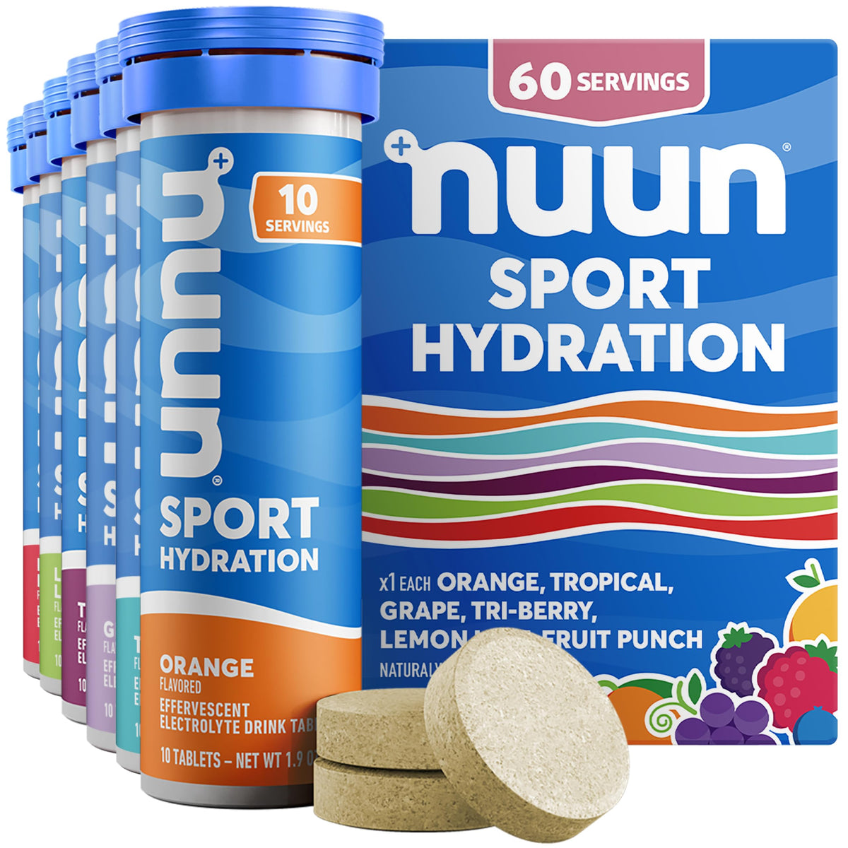 Nuun Sport Electrolyte Tablets with Essential Minerals