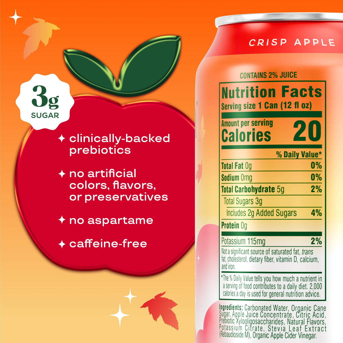 Bloom Pop Sparkling Prebiotic Soda Variety Pack