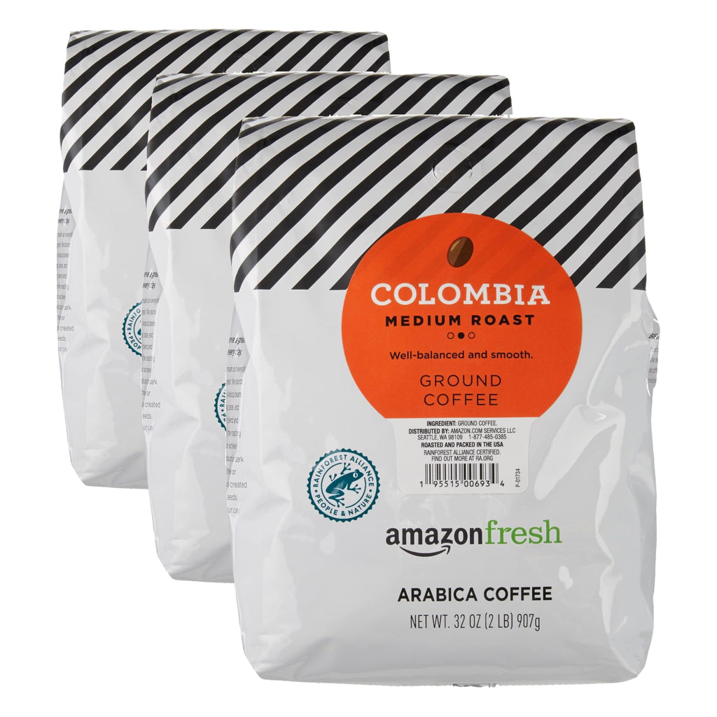 Amazon Fresh Ground Coffee, Medium Roast