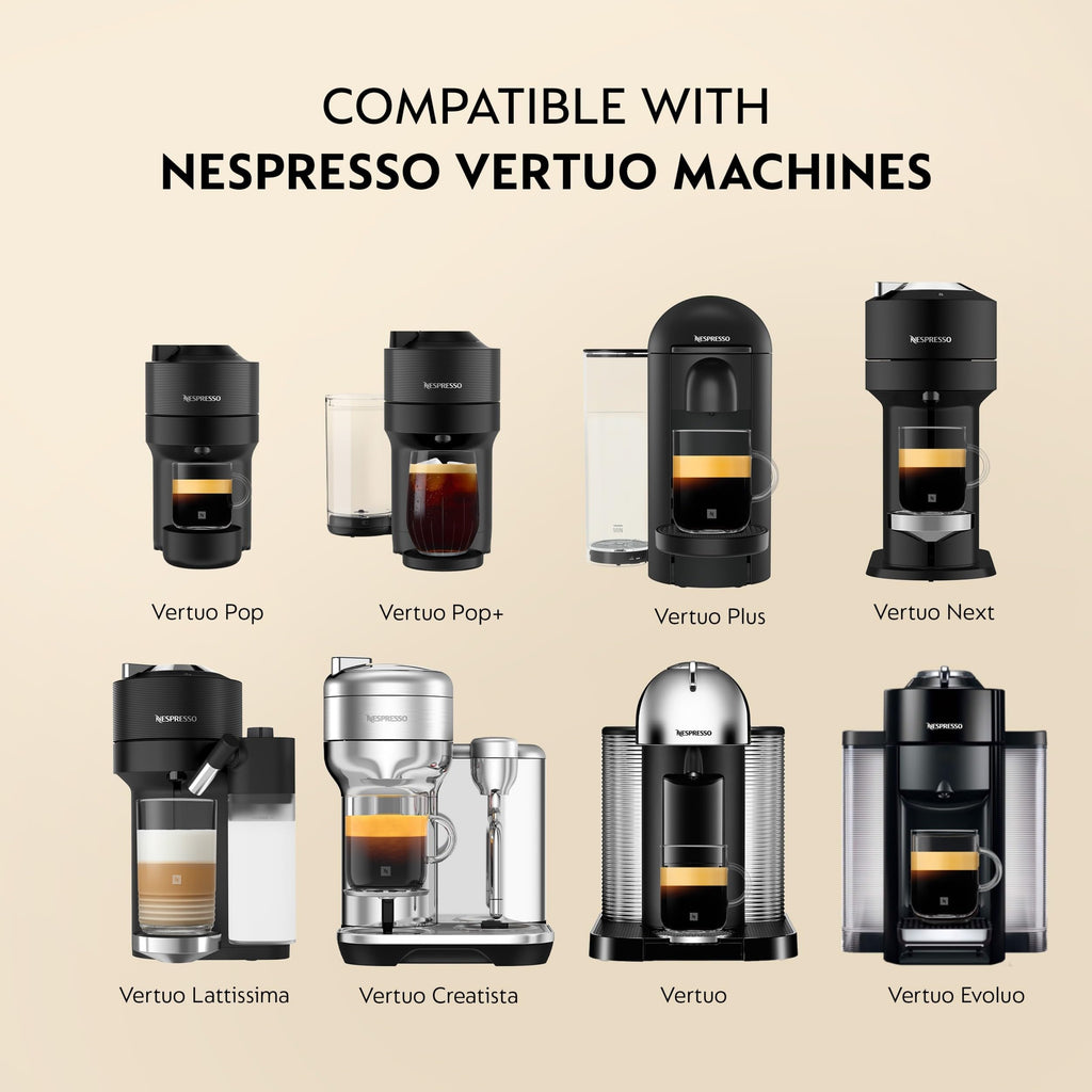 Nespresso Vertuo, Double Espresso Scuro, Dark Roast, 30-Count Espresso Pods