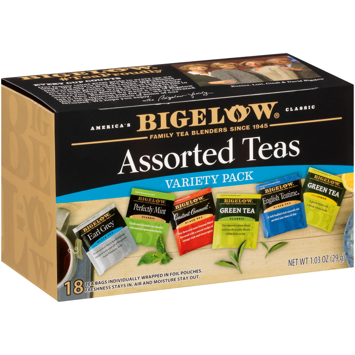 Bigelow Seasonal Tea Assorted Flavor Collection