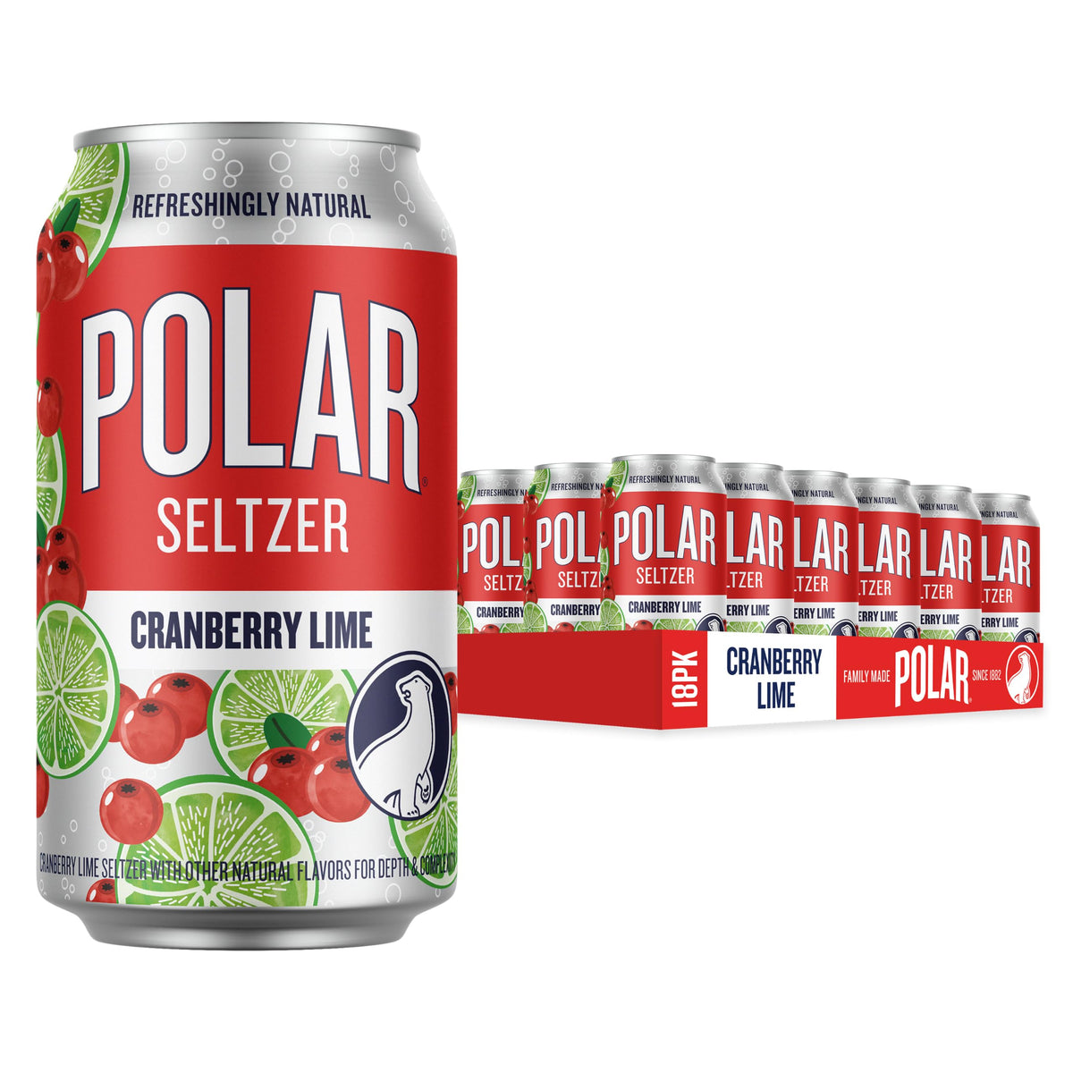 Polar Seltzer Water with Crisp Refreshing Bubbles