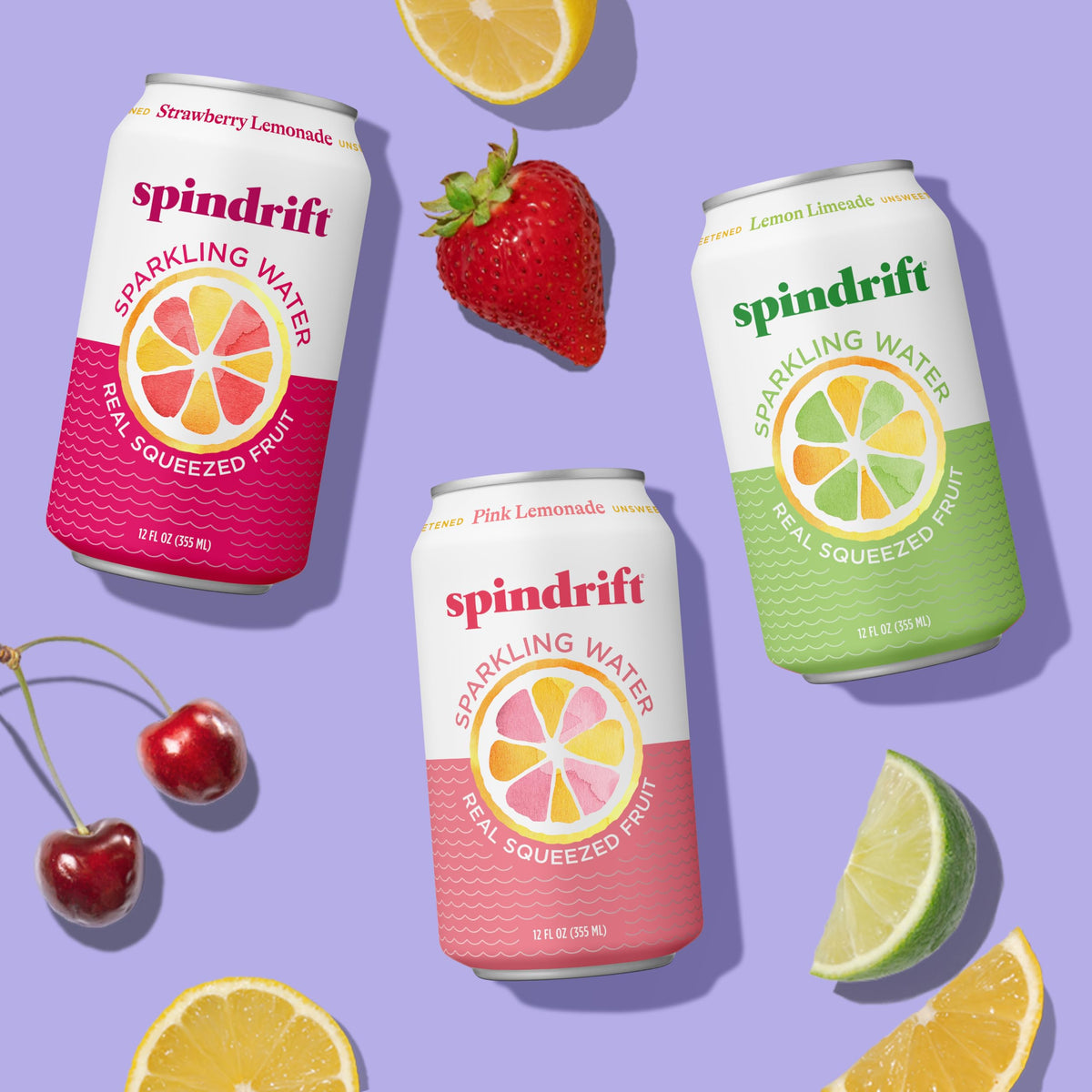 Spindrift Sparkling Water Variety Pack with Real Fruit