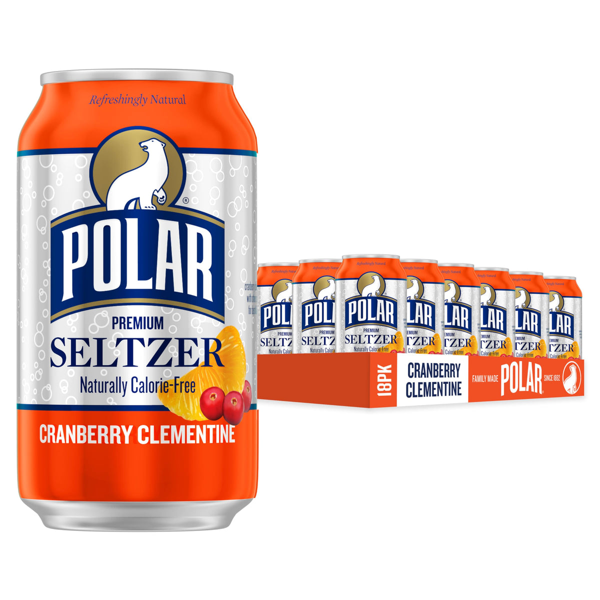 Polar Seltzer Water with Crisp Refreshing Bubbles
