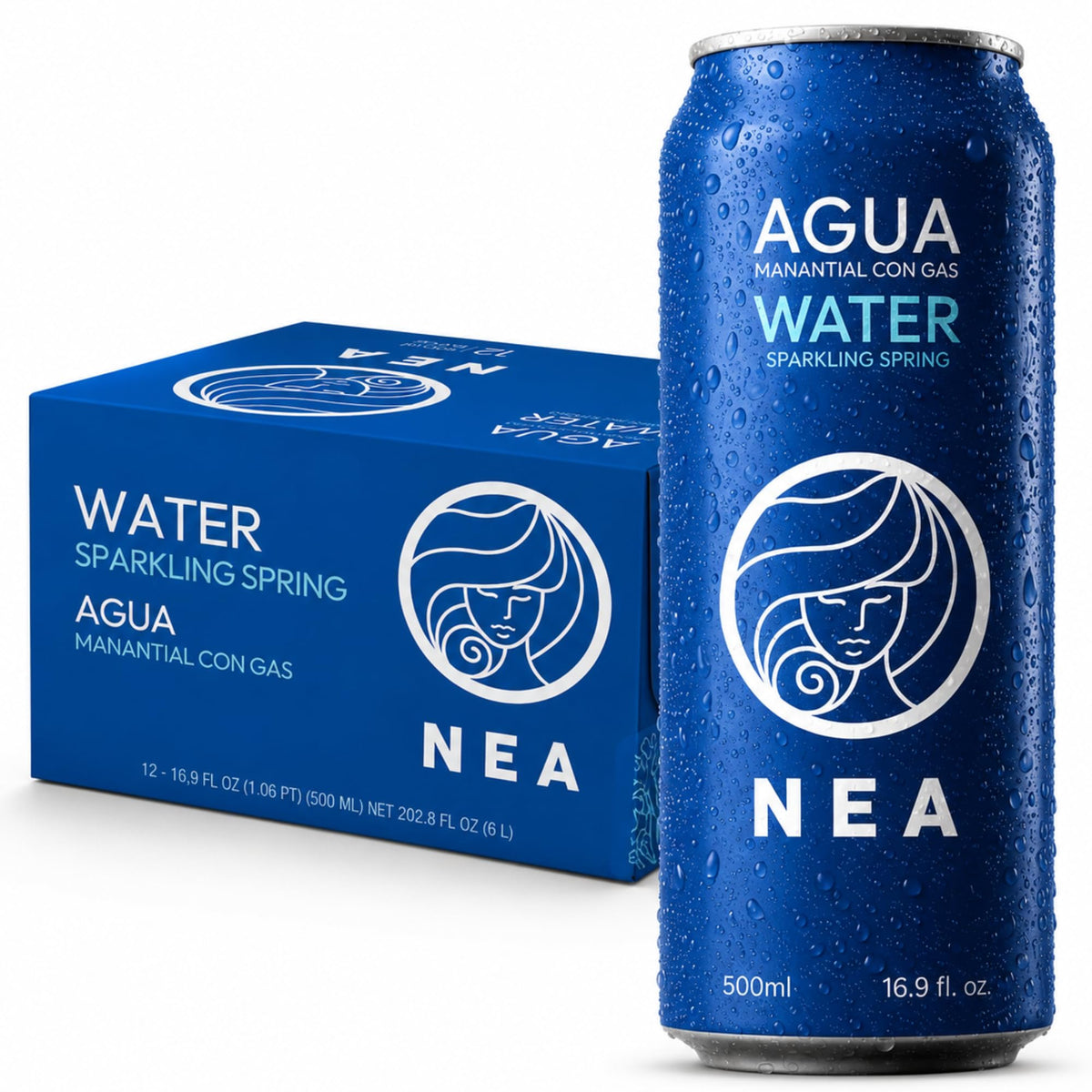 NEA Austrian Alps Natural Sparkling Spring Water 16.9 oz
