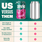 Zevia Zero Calorie Cola Soda with Natural Flavors