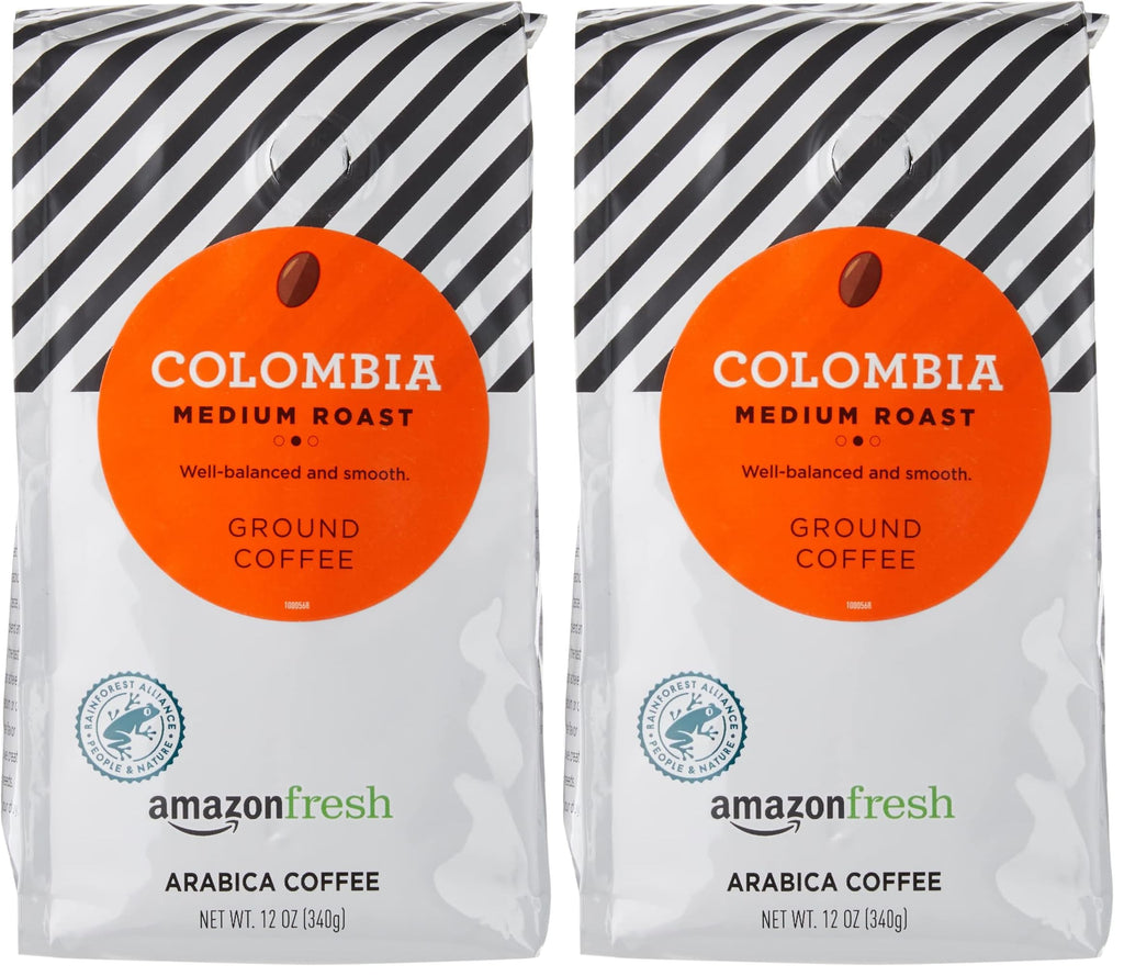 Amazon Fresh Ground Coffee, Medium Roast