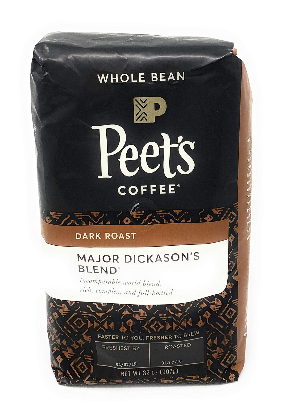 Peet’s Major Dickason’s Blend Whole Bean Coffee, Dark Roast