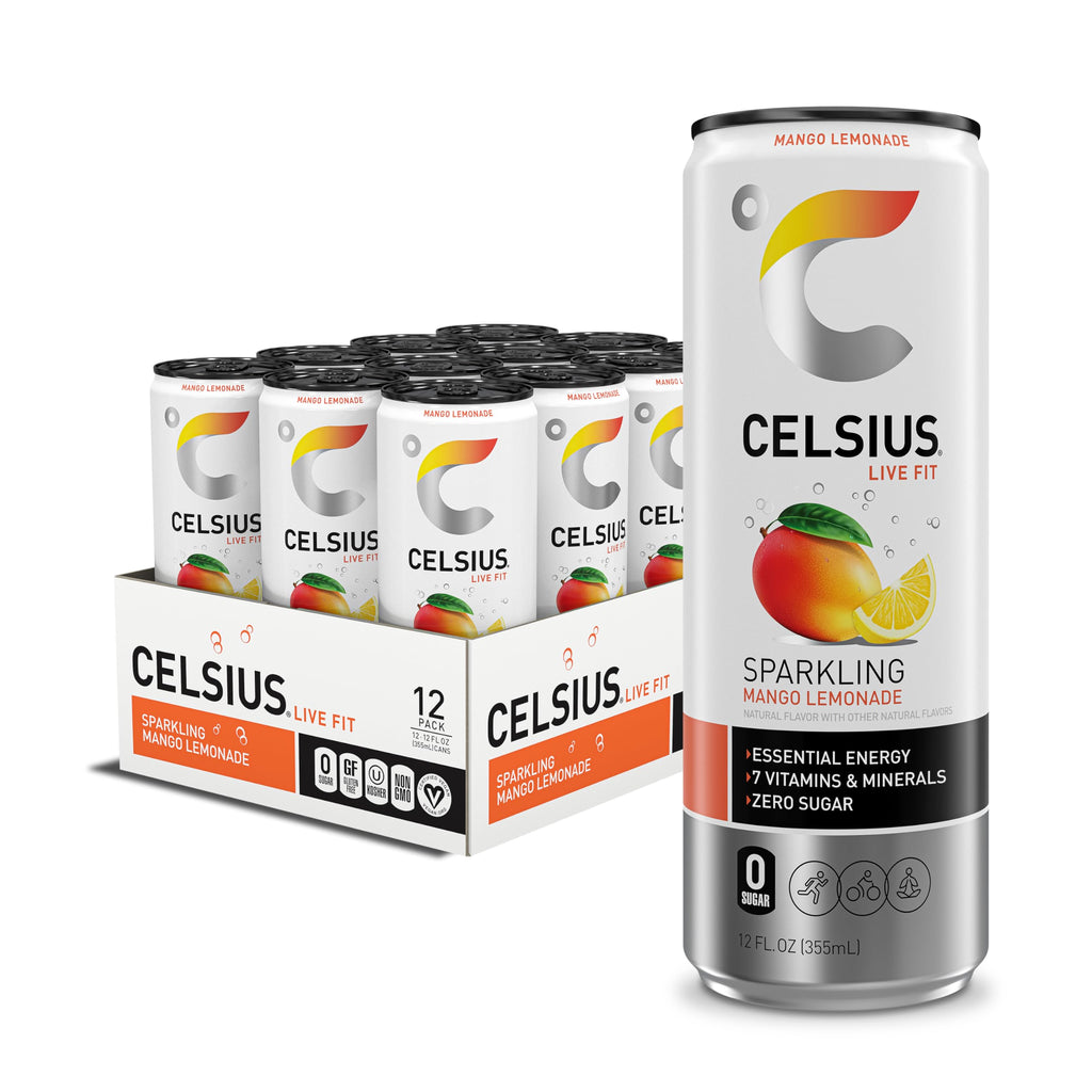 CELSIUS Sugar Free Energy Drink, 12 Fl Oz (Pack of 12)