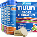 Nuun Sport Electrolyte Tablets with Magnesium, Calcium, Potassium, Chloride & Sodium, Gluten Free & Vegan