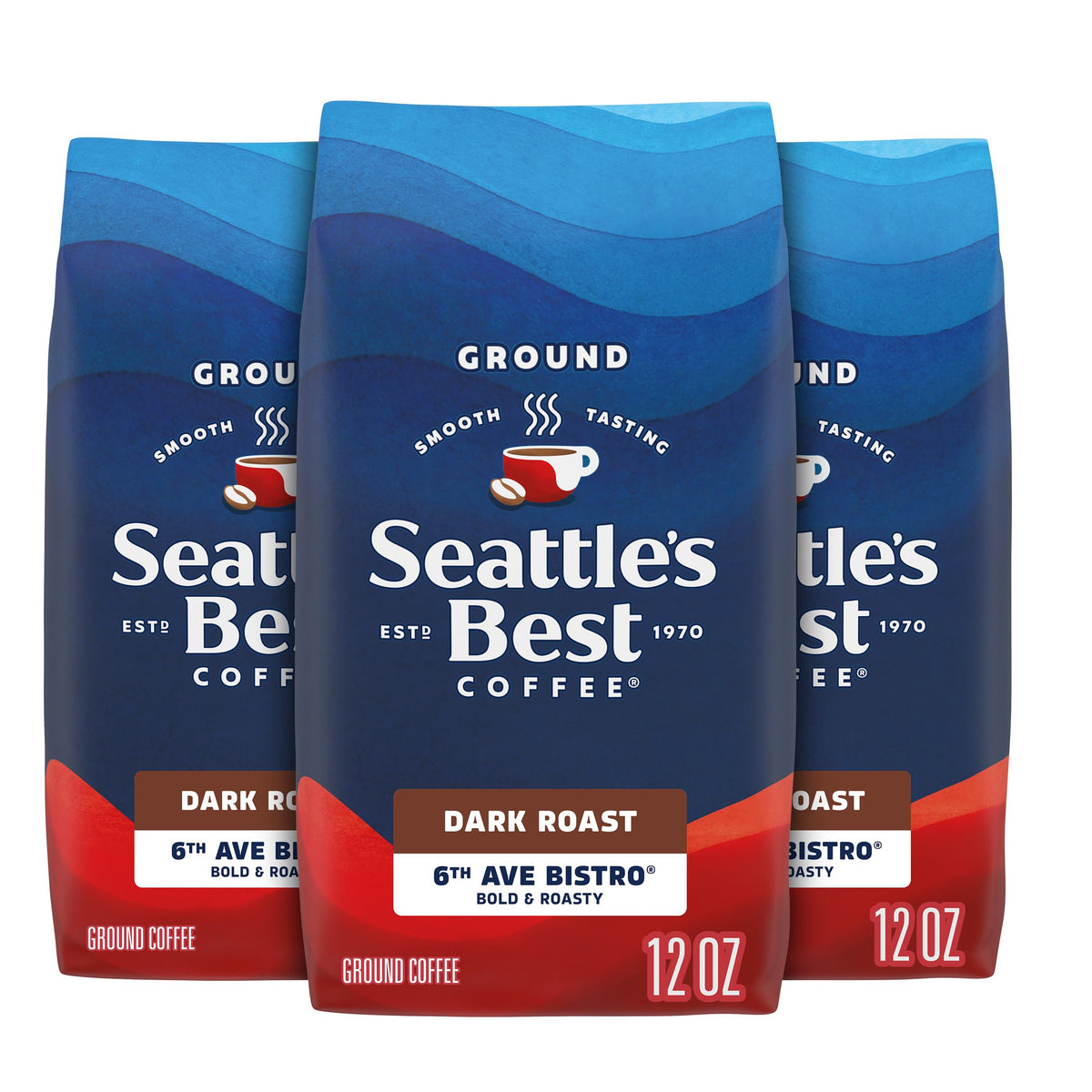 Seattle's Best Breakfast Blend Ground Coffee, Medium Roast