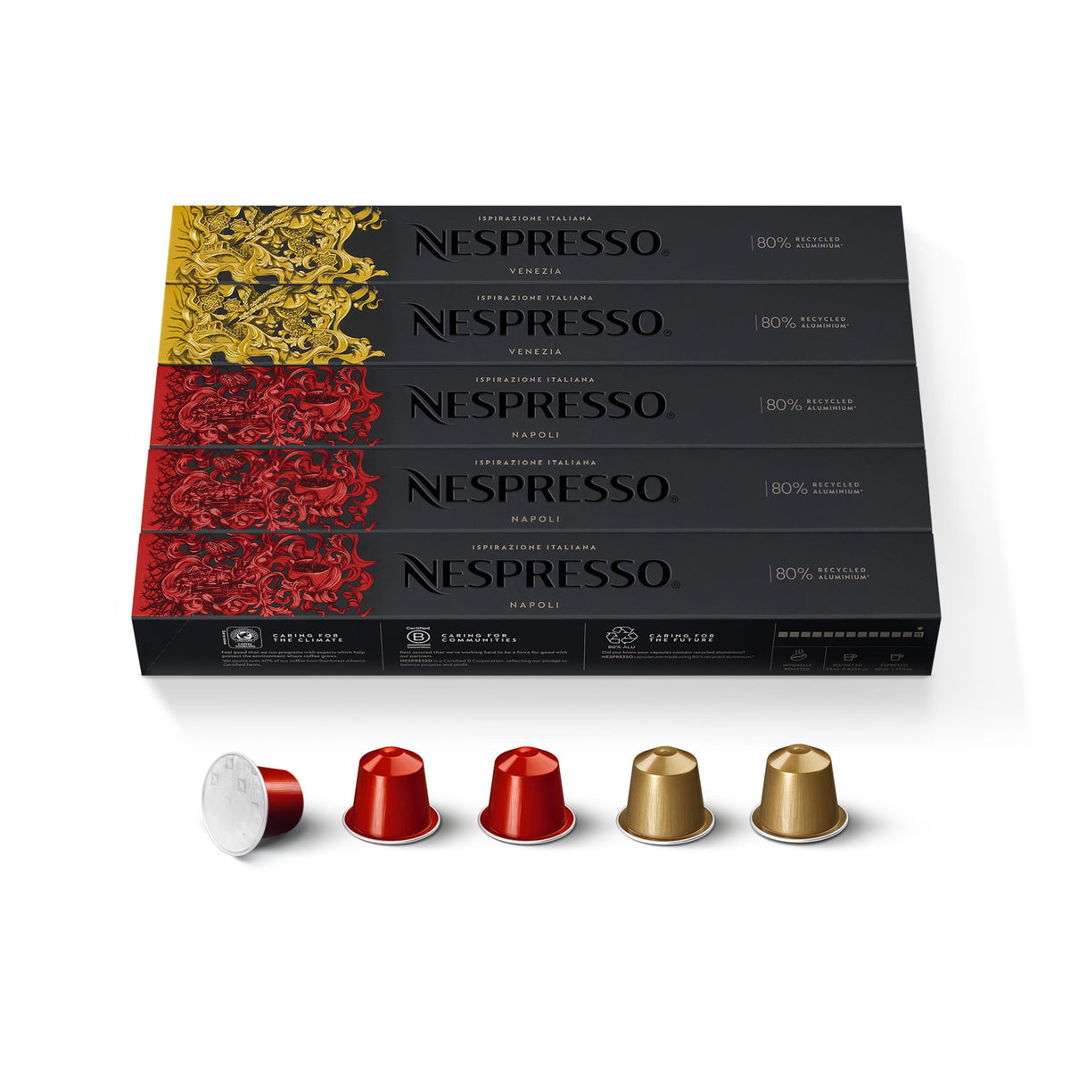 Nespresso Coffee Capsules Variety Pack for Original Machines