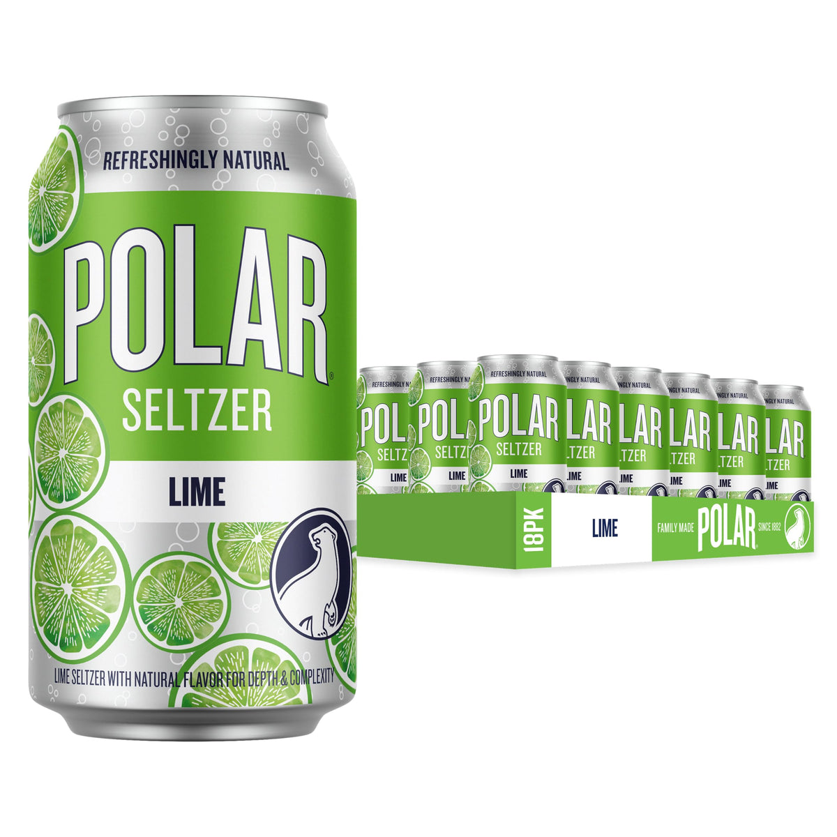 Polar Seltzer Water with Crisp Refreshing Bubbles