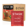 STASH Chai Spice Black Tea, 100 Bags Bulk Pack, Caffeinated