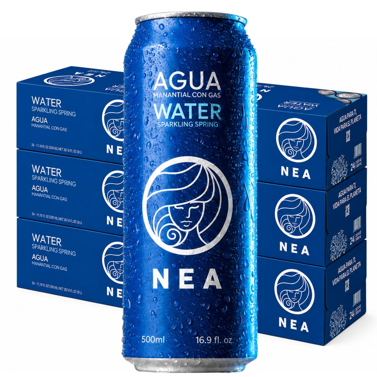 NEA Austrian Alps Natural Sparkling Spring Water 16.9 oz