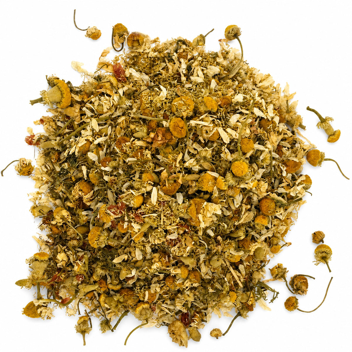 Chamomile Tea | Whole Chamomile Flowers (Flor de Manzanilla) | Premium Herbal Tea | Naturally Caffeine Free | Matricaria Chamomilla | Alma Pura Specialties.