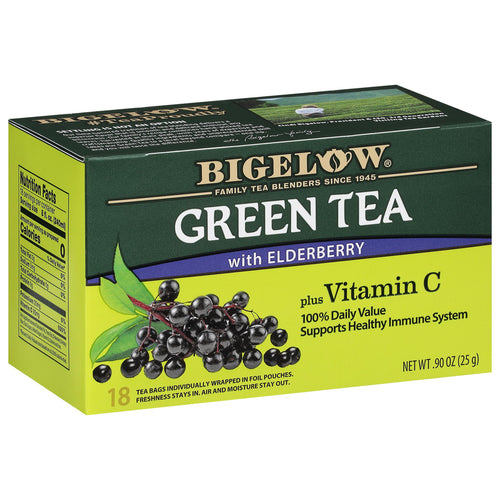 Bigelow Classic Green Tea, Caffeinated Tea Bags