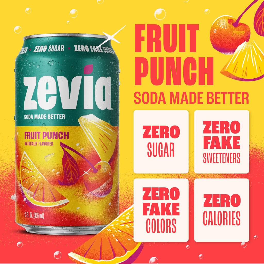Zevia Zero Calorie Vanilla Cola Soda with Natural Flavors